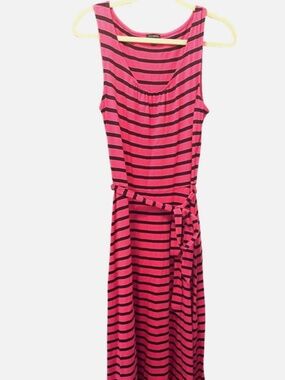 Talbot's Maxi Knit Striped Dress